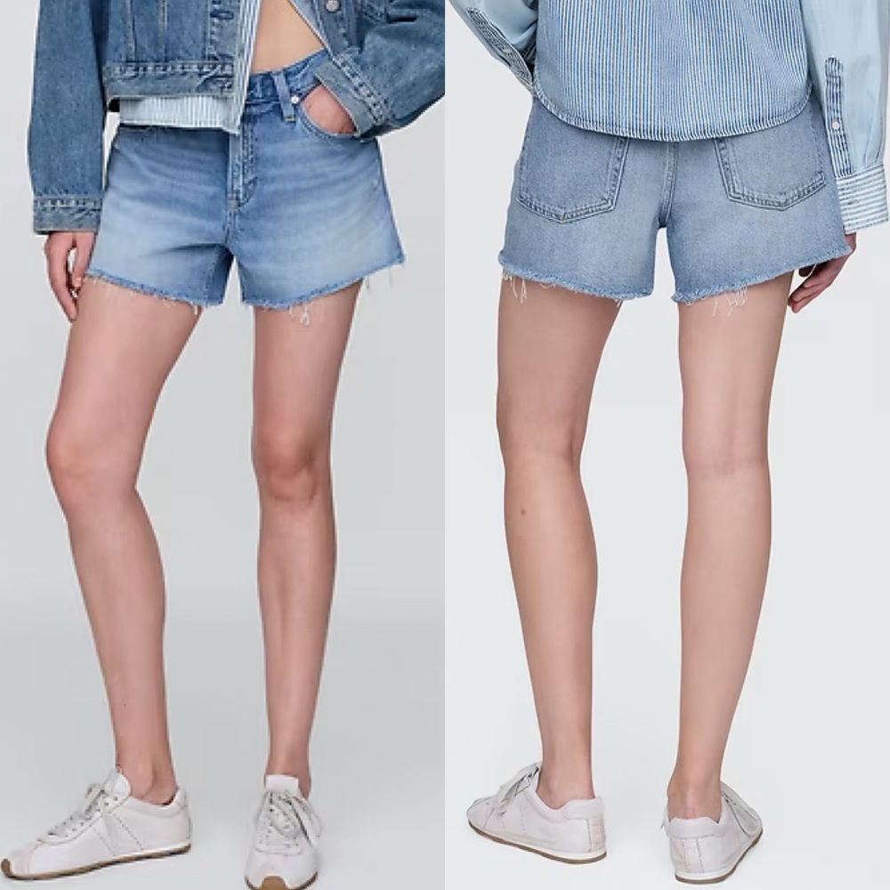NWT Gap Ultra Soft Denim Shorts Light Indigo Sz 27/4